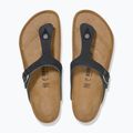 Шльопанці BIRKENSTOCK Gizeh Oiled Leather black 3