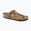 Шльопанці BIRKENSTOCK Gizeh Birkibuc Narrow mocca