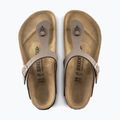 Шльопанці BIRKENSTOCK Gizeh Birkibuc Narrow mocca 4