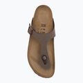 Шльопанці BIRKENSTOCK Gizeh Birkibuc Narrow mocca 5