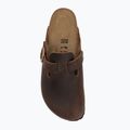 BIRKENSTOCK Boston LEOI Вузькі шльопанці хабана 5