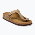 Шльопанці BIRKENSTOCK Gizeh Oiled Leather tabacco brown