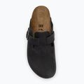 BIRKENSTOCK Boston LEOI Вузькі чорні шльопанці 5