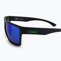 Окуляри сонячні UVEX Lgl 29 black mat/mirror green 53/0/947/2215 4