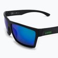 Окуляри сонячні UVEX Lgl 29 black mat/mirror green 53/0/947/2215 5