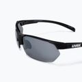 Окуляри сонячні UVEX Sportstyle 114 black mat/litemirror silver/litemirror orange/clear 53/0/939/2216 5