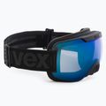 Маска лижна  UVEX Downhill 2000 FM black mat/mirror blue/clear 55/0/115/24
