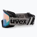 Маска лижна  UVEX Athletic FM black mat/mirror green lasergold lite 55/0/520/22 4