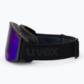 Окуляри лижні UVEX G.gl 3000 TO black matt/mirror blue/lasergold lite/clear 4