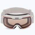 Маска лижна  UVEX Downhill 2000 S V white/mirror silver/variomatic clear 55/0/448/10 2