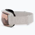 Маска лижна  UVEX Downhill 2000 S V white/mirror silver/variomatic clear 55/0/448/10 4