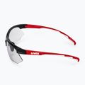 Окуляри велосипедні UVEX Sportstyle 802 V black red white/variomatic smoke 53/0/872/2301 4