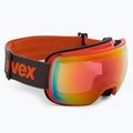 Маска лижна  UVEX Compact FM orange mat/mirror rainbow rose 55/0/130/30