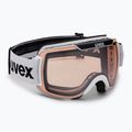 Маска лижна  UVEX Downhill 2000 V white/mirror silver variomatic 55/0/123/11