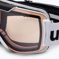 Маска лижна  UVEX Downhill 2000 V white/mirror silver variomatic 55/0/123/11 5