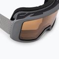 Маска лижна UVEX Saga TO rhino mat/mirror silver/lasergold lite/clear 55/1/351/5030 5