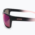 Окуляри сонячні UVEX Lgl 36 CV black mat rose/colorvision mirror plasma S5320172398 4