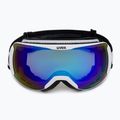 Маска лижна  UVEX Downhill 2100 CV white mat/mirror blue colorvision green 55/0/392/10 2