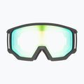 Маска лижна UVEX Athletic FM black mat/mirror green lasergold lite55/0/520/2330 6