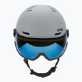 Лижний шолом UVEX Wanted Visor rhino matt/mirror blue/smoke 2