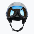 Лижний шолом UVEX Wanted Visor rhino matt/mirror blue/smoke 10