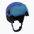 Шолом гірськолижний дитячий UVEX Rocket Visor Jr blue matt/mirror blue/smoke 9