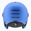 Шолом гірськолижний дитячий UVEX Rocket Visor Jr blue matt/mirror blue/smoke 2