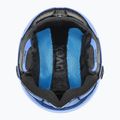 Шолом гірськолижний дитячий UVEX Rocket Visor Jr blue matt/mirror blue/smoke 5