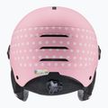 Шолом гірськолижний дитячий UVEX Rocket Visor Jr pink confetti matt/mirror silver/lasergold lite 4