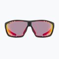 Окуляри сонцезахисні UVEX Sportstyle 706 black/moss matt/mirror red 3