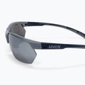 Окуляри сонячні UVEX Sportstyle 114 rhino deep space mat/litemirror silver/litemirror orange/clear 53/0/939/5416 4