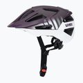 Шолом велосипедний UVEX Quatro CC plum/white matt 3