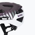 Шолом велосипедний UVEX Quatro CC plum/white matt 7