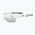 Окуляри велосипедні UVEX Sportstyle 232 P white mat/polavision mirror silver S5330028850 5