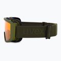 Маска лижна UVEX Saga TO croco mat/mirror gold/lasergold lite/clear 55/1/351/8030 4