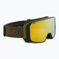 Маска лижна UVEX Saga TO croco mat/mirror gold/lasergold lite/clear 55/1/351/8030 7