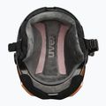 Шолом гірськолижний дитячий UVEX Rocket Visor Jr rhino/blush matt/mirror silver/lasergold lite 5