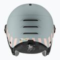 Шолом гірськолижний дитячий UVEX Rocket Visor Jr rhino/blush matt/mirror silver/lasergold lite 3