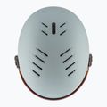Шолом гірськолижний дитячий UVEX Rocket Visor Jr rhino/blush matt/mirror silver/lasergold lite 5