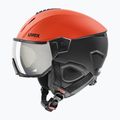 Шолом лижний UVEX Instinct Visor чорно-червоний 56/6/260/7005 9