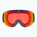Гірськолижні окуляри UVEX Downhill 2100 CV S2 чорні блискучі/дзеркально-червоні/помаранчеві 6