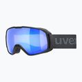 Окуляри лижні UVEX Xcitd CV black matt/mirror blue green