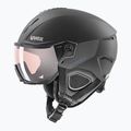 Шолом гірськолижний UVEX Instinct Visor PRO V black matt/silver/silver 3