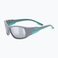 Окуляри сонцезахисні дитячі UVEX Sportstyle 514 grey matt/mirror silver