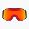 Окуляри лижні UVEX Gravity FM black matt/mirror red orange clear 2