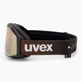 Окуляри лижні UVEX Gravity FM black matt/mirror gold orange clear 4
