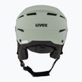 Шолом гірськолижний UVEX Instinct Visor oxid green matt/mirror silver/smoke 4