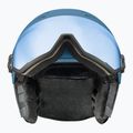 Шолом гірськолижний UVEX Wanted Visor stone blue matt/mirror blue/smoke 2