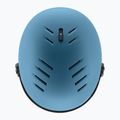 Шолом гірськолижний UVEX Wanted Visor stone blue matt/mirror blue/smoke 5