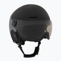 Шолом гірськолижний UVEX Wanted Visor Pro V black/silver matt